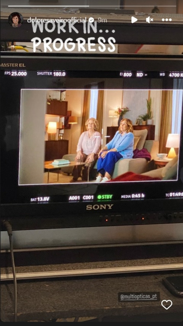 Dolores Aveiro mostra-se em novo projeto e levanta a 'ponta do véu'