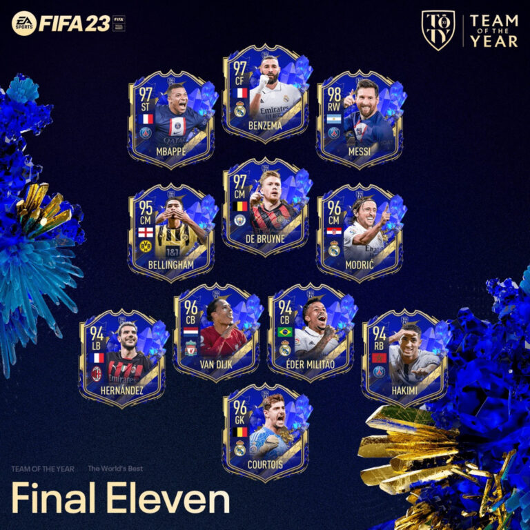 ‘FIFA 23’. Revelada a equipa do ano do modo Ultimate Team