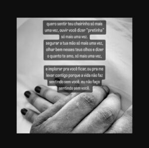 Filha de Pelé sofre com a morte do pai. "Não faço sentido sem ti"