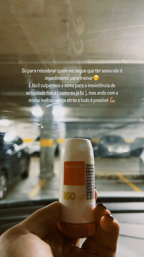 Filipa Nascimento: "Ter asma não é impedimento para treinar"