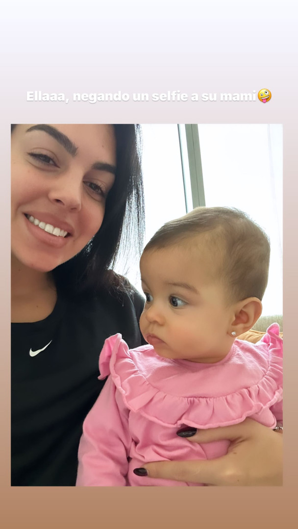 Georgina Rodríguez publica nova fotografia com a bebé Bella