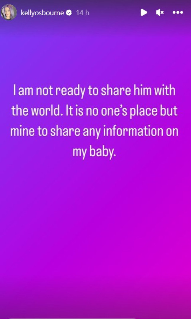 Kelly Osbourne terá ficado chateada por mãe falar do seu filho