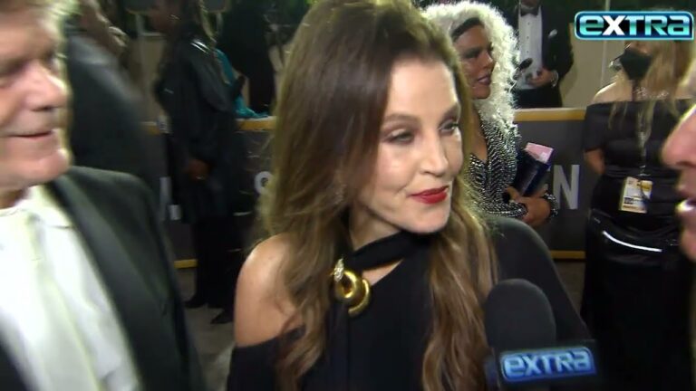 Lisa Marie Presley parecia um pouco "frágil" nos Globos de Ouro