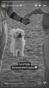 Lourenço Ortigão reage a gravidez da namorada, Kelly Bailey