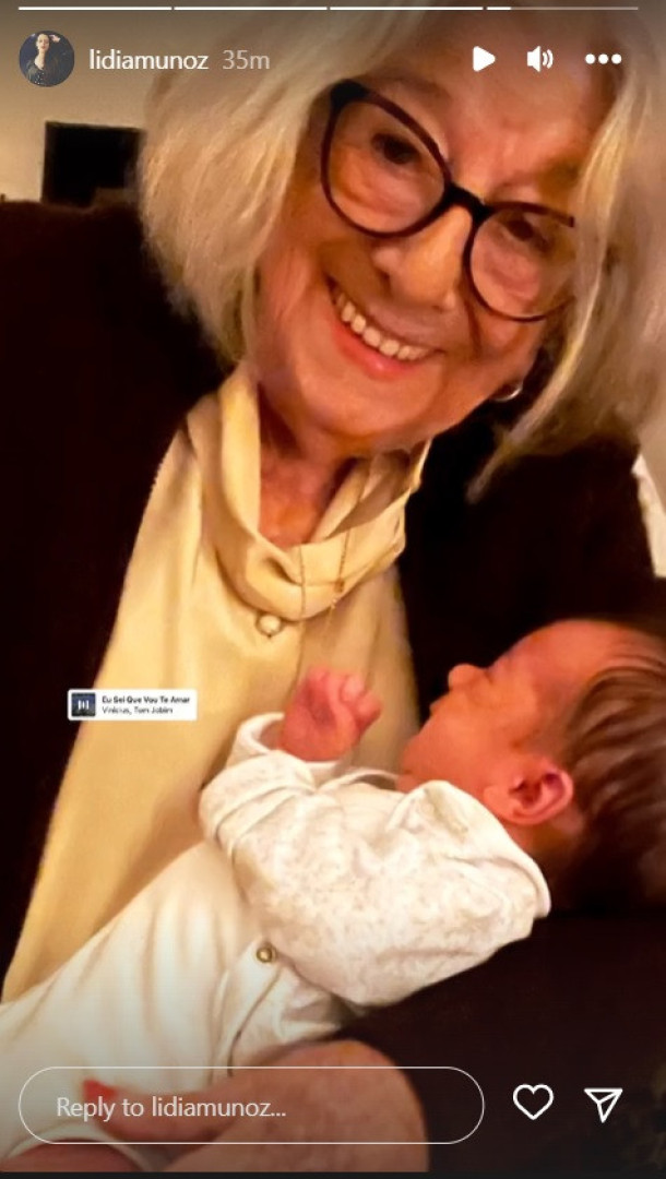 Recorde. O ternurento retrato de Eunice Munõz com o bisneto