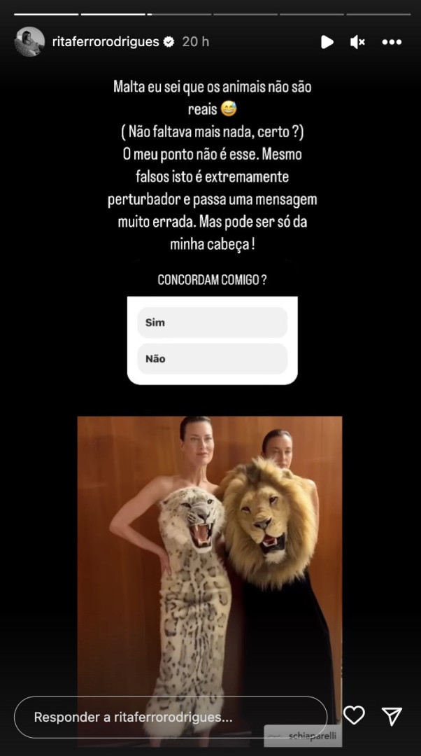 Rita Ferro Rodrigues diz que look de Kylie Jenner é "perturbador"