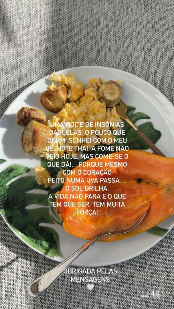 Sofia Ribeiro agradece apoio e conta ter o "coração feito numa uva passa"