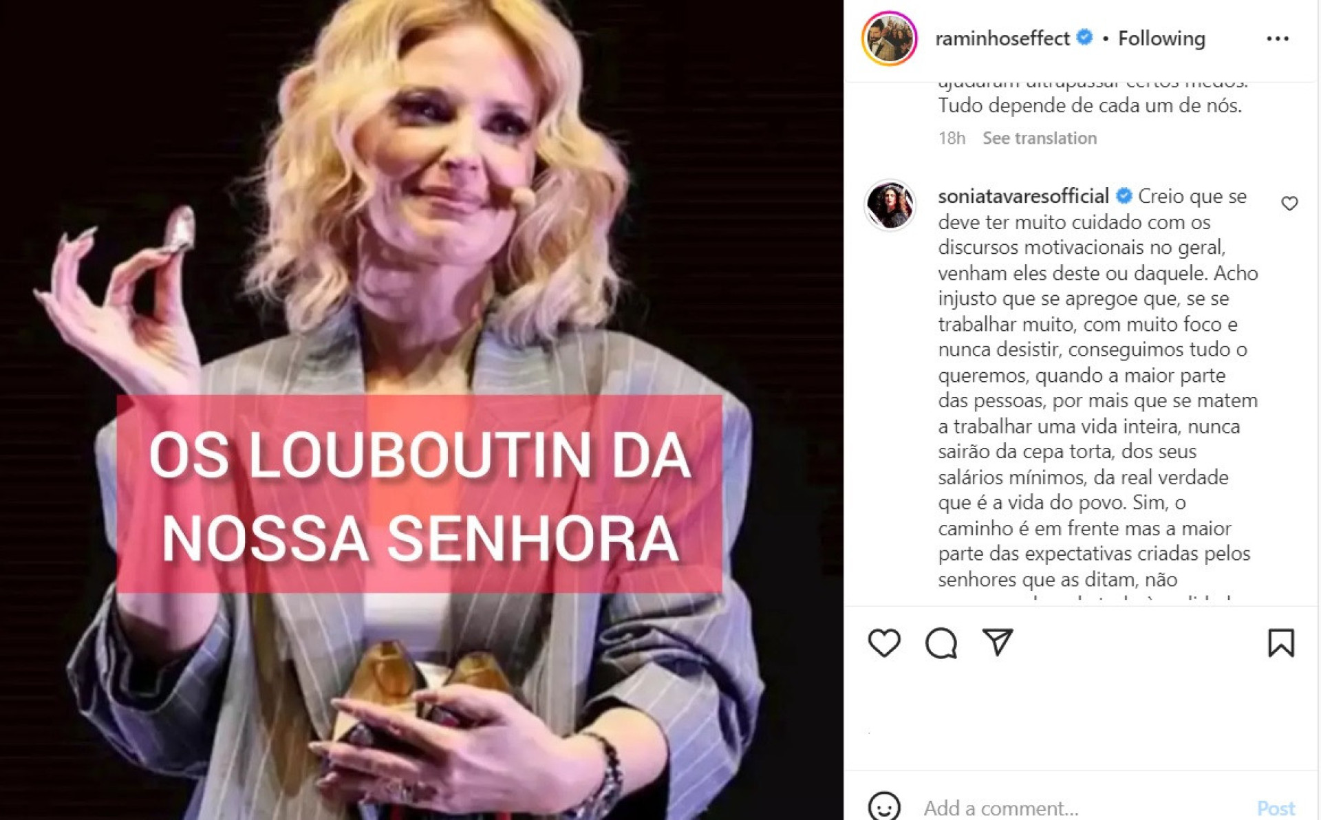 Sónia Tavares: "É preciso ter cuidado com os discursos motivacionais"
