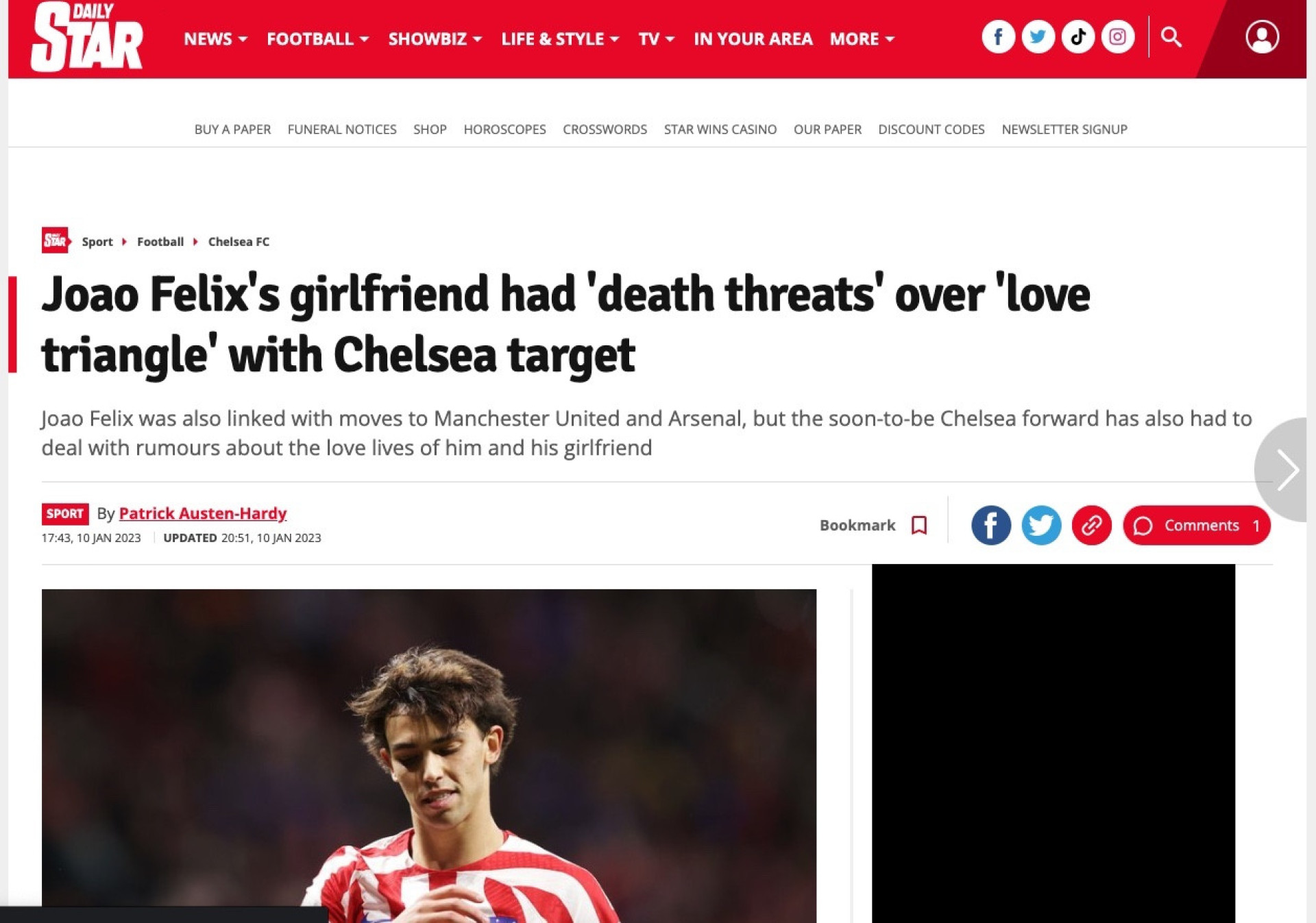 "Triângulo amoroso". Margarida Corceiro 'atacada' por jornal inglês