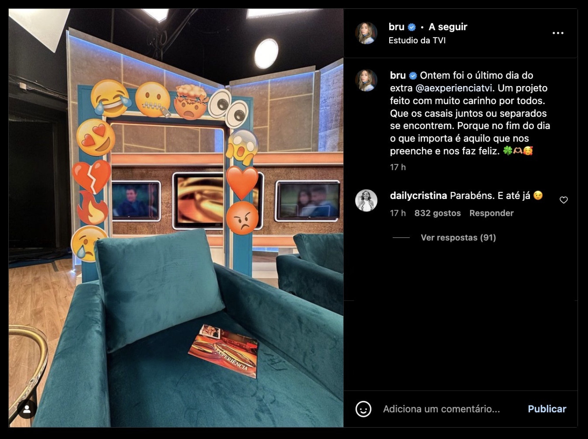 Bruna Gomes despede-se da TVI mas Cristina Ferreira diz "até já"