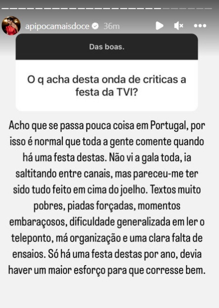 Ex-concorrentes em gala da TVI: "Não se sabem comportar, não vinham"