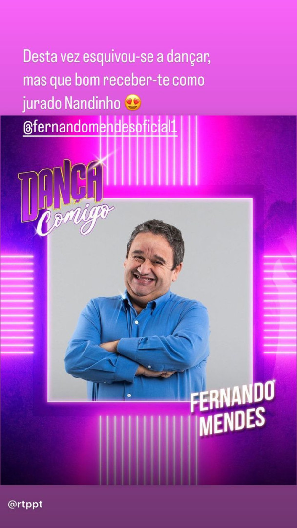Fernando Mendes "esquivou-se a dançar" no 'Dança Comigo'