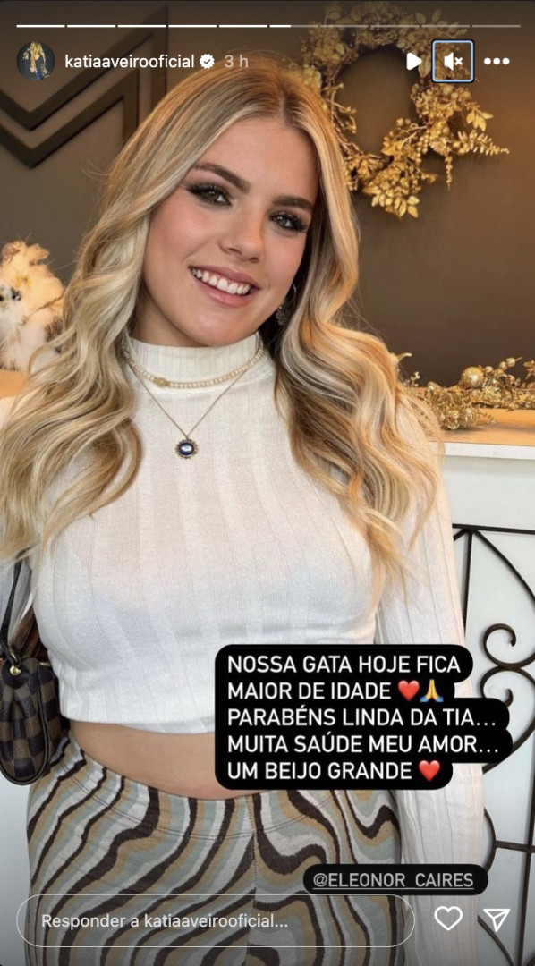 "Gata". Katia Aveiro assinala aniversário da sobrinha com elogio