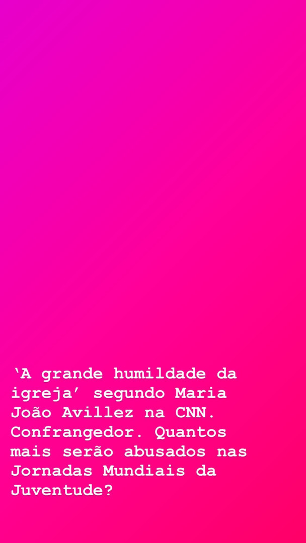 "Há que expulsar os predadores da igreja, pô-los na prisão e tratá-los"