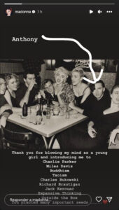 Madonna sobre morte do irmão: "Plantaste-me muitas sementes importantes"