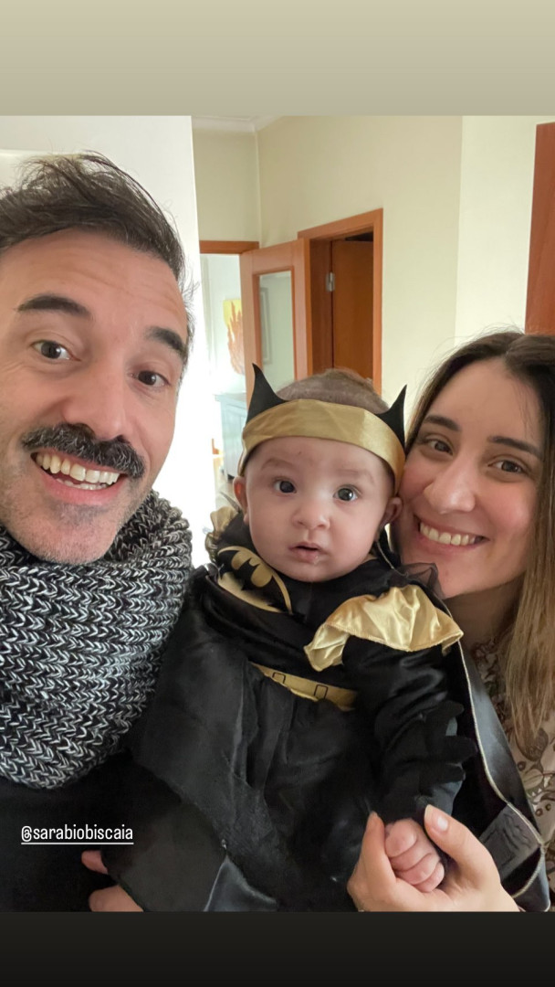 Marco Horácio encanta ao mostrar disfarce de Carnaval da filha bebé