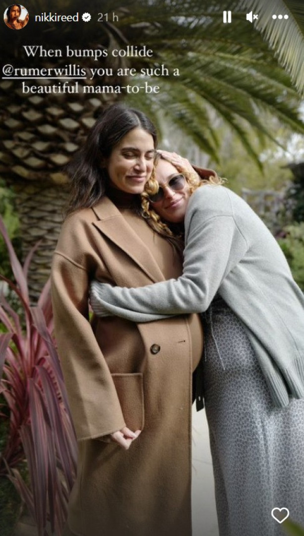 Nikki Reed e Rumer Willis: As grávidas juntaram-se