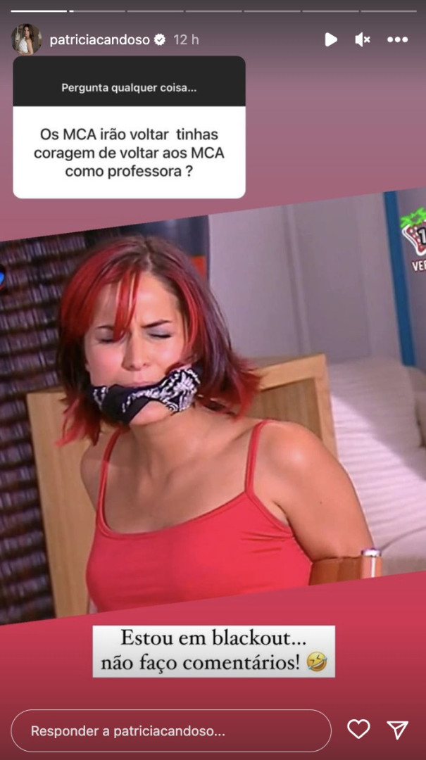 Patrícia Candoso tem "coragem de voltar aos 'Morangos'"? A resposta