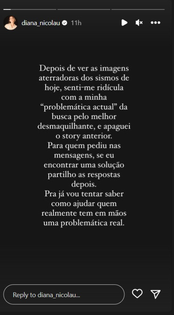 "Senti-me ridícula com a 'problemática atual' do melhor desmaquilhante"