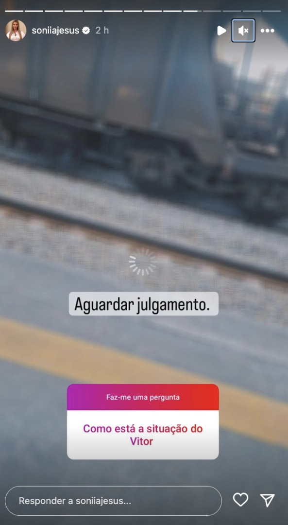 Sónia Jesus atualiza situação do noivo que está detido