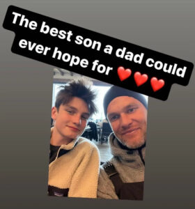 Tom Brady declara-se publicamente ao filho mais velho