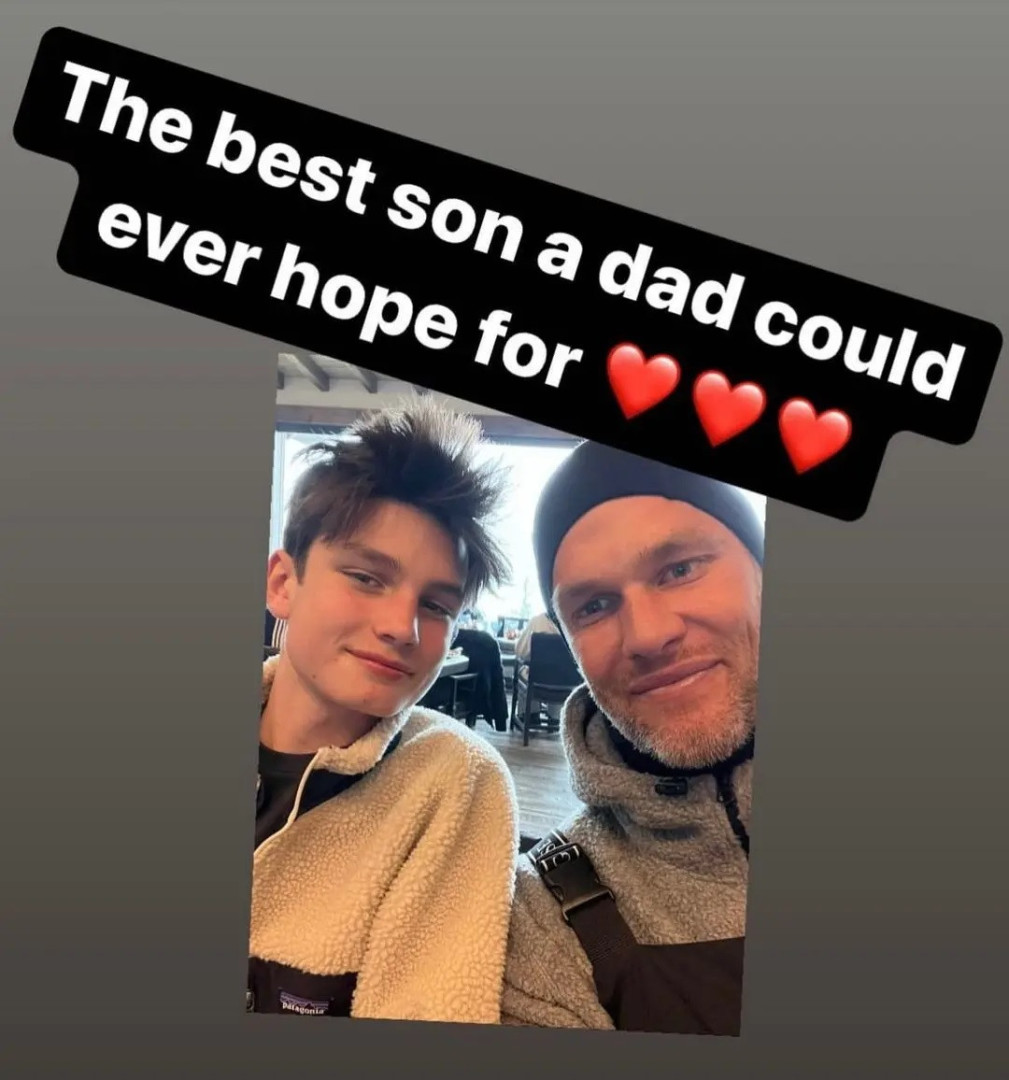 Tom Brady declara-se publicamente ao filho mais velho