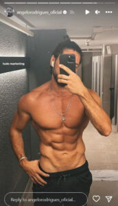 "Tudo marketing". Ângelo Rodrigues dá nas vistas ao exibir abdominais