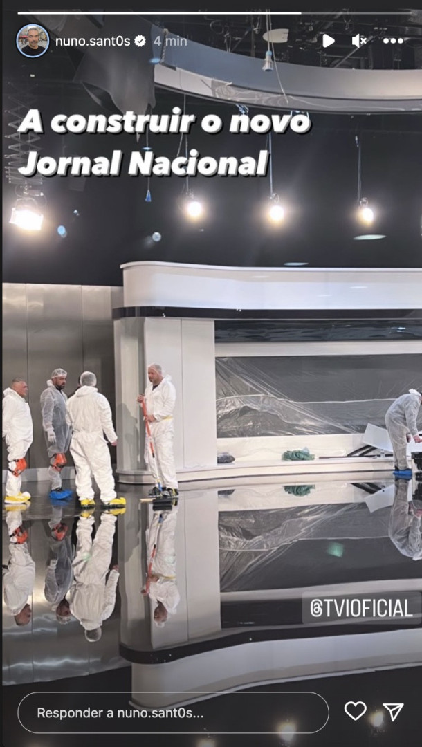 TVI já prepara cenário do "novo Jornal Nacional"