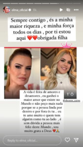 "A vida é feita de amores e desamores, eu ganhei o maior amor que existe"