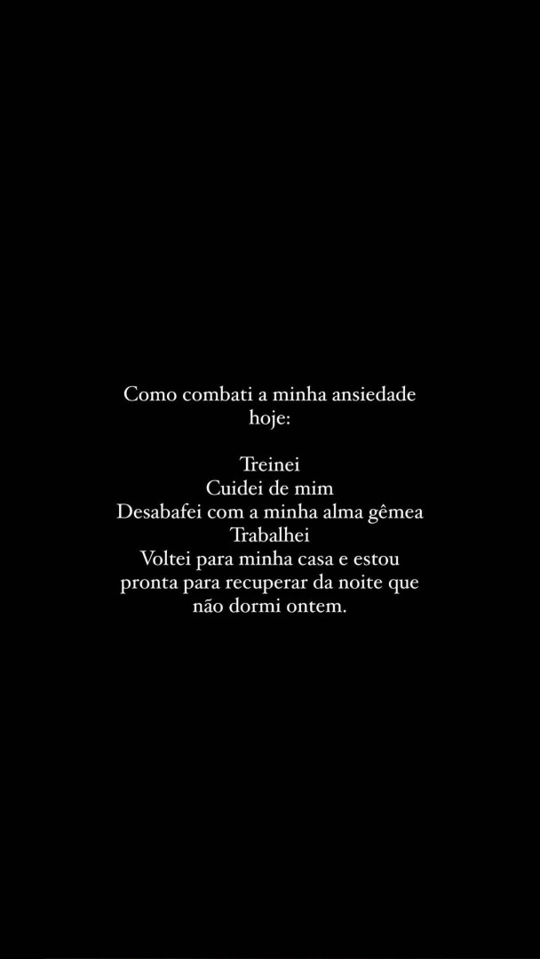 Após noite sem dormir, Vanessa Martins revela como combateu a ansiedade