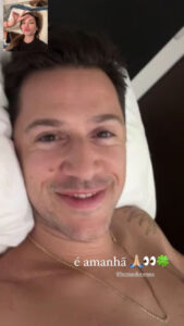 Bruna Gomes apoia Bernardo Sousa (à distância) em dia importante