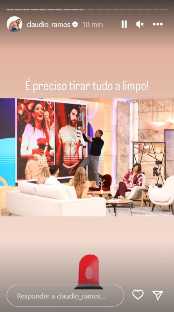 Cláudio Ramos sobre namorado de Maria Cerqueira Gomes: "Pedaço de céu"