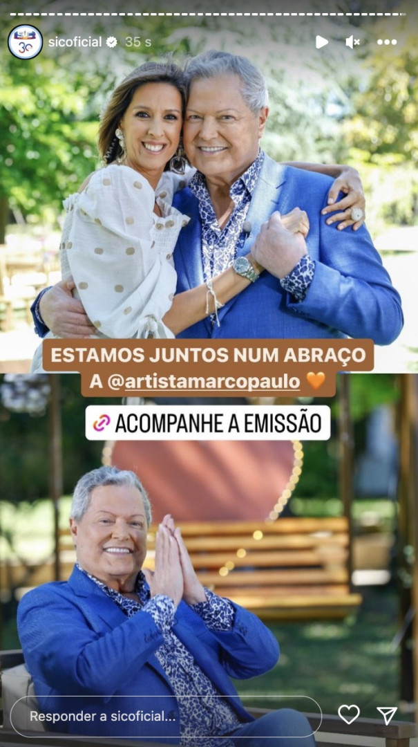 Com Marco Paulo a recuperar, SIC tem emissão especial e deseja "força"