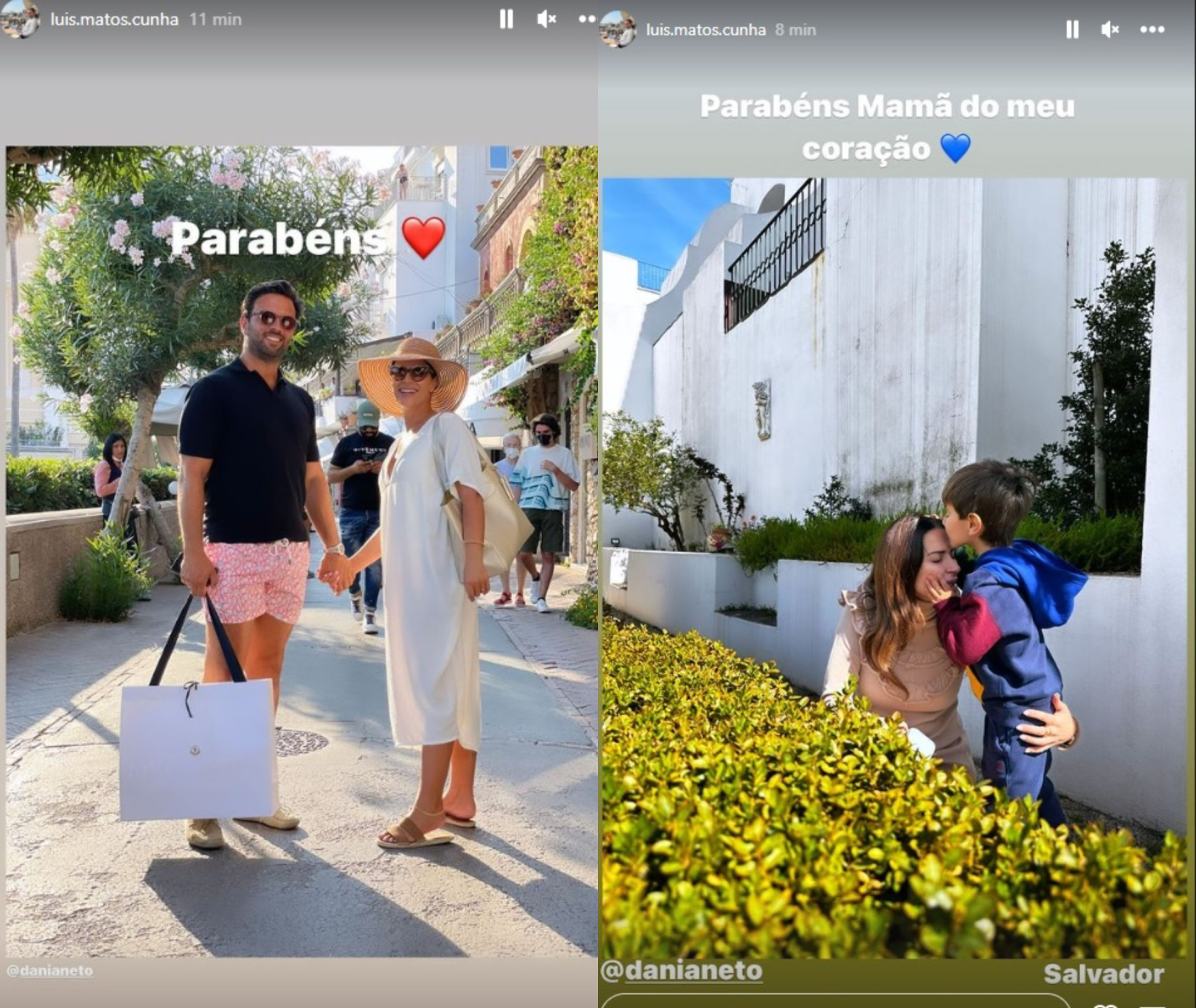 Companheiro de Dânia Neto assinala aniversário da atriz