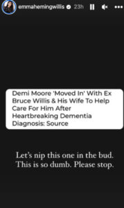 Demi Moore muda-se para casa de Bruce Willis? "É tão estúpido. Parem"