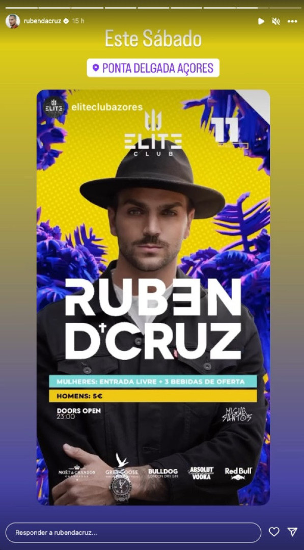 Depois de viajar para Angola, Rúben da Cruz revela o novo destino