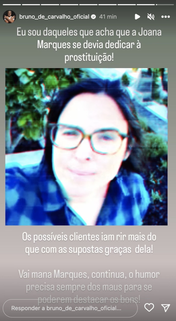 "Devia dedicar-se à prostituição". Bruno de Carvalho arrasa Joana Marques