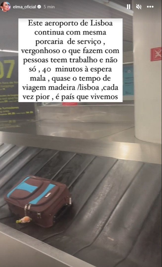 "Este aeroporto de Lisboa continua com a mesma porcaria de serviço"