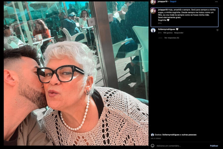 ‘Ex’ de Fanny declara-se à "sogra": "Sempre me tratou como um filho"