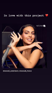 Georgina Rodríguez "apaixonada" por novo projeto