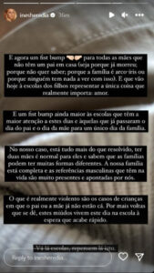 Inês Herédia deixa mensagem a "mães que não têm um pai em casa"