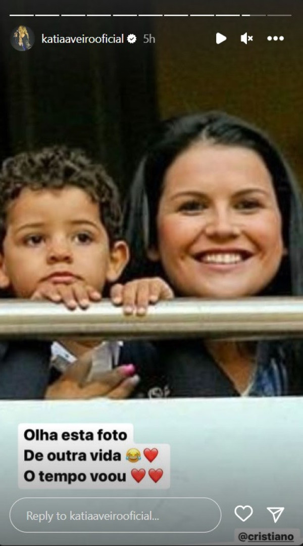 Katia Aveiro partilha 'tesourinho' com Cristianinho: "O tempo voou"