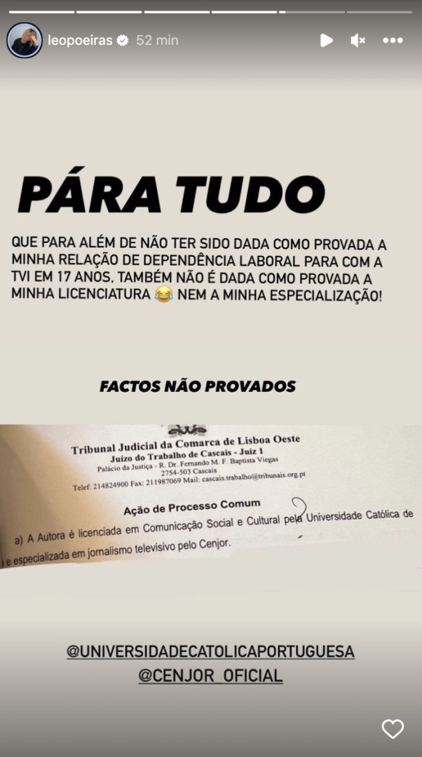 Leonor Poeiras diz que não ficou provado que é licenciada e especializada