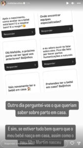 Mafalda Rodiles pretende voltar a viver experiência do parto em casa