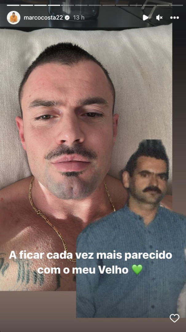Marco Costa recorda o pai e diz: "A ficar cada vez mais parecido"