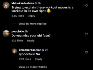 "Não sentes falta da tua cara". A resposta de Khloé Kardashian