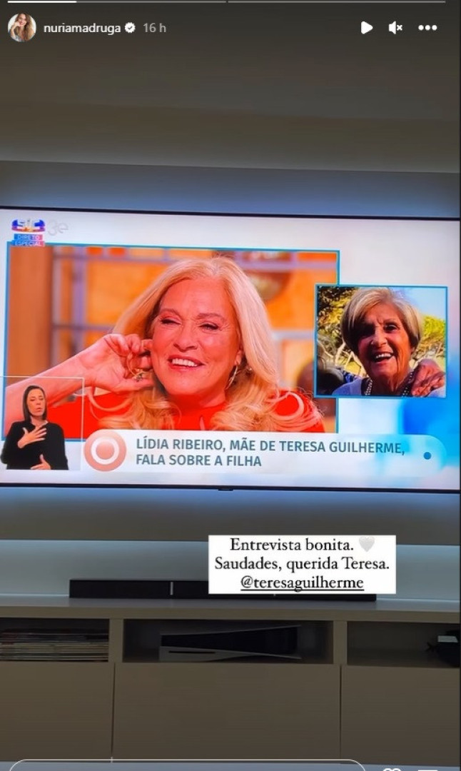 Núria Madruga reage a entrevista de Teresa Guilherme no 'Júlia'
