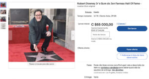 Pastilha que Robert Downey Jr. deitou fora está à venda. Veja o valor