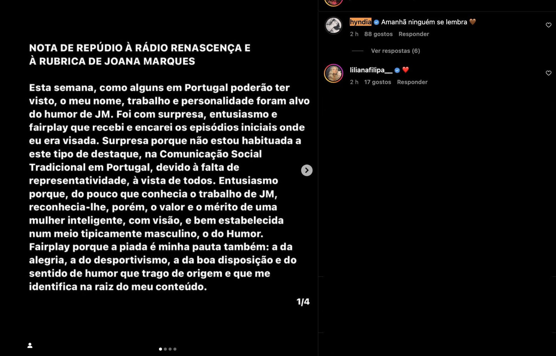 Rita Pereira reage à polémica entre Yolanda Tati e Joana Marques