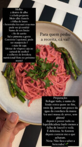 Sofia Ribeiro deixa sugestão saudável: "Para quem pediu a receita"